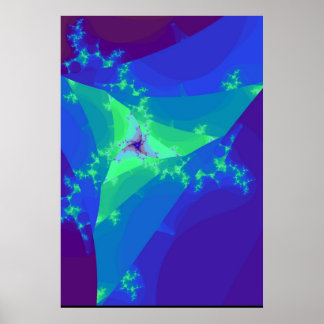 Blue Star Dancer Poster
