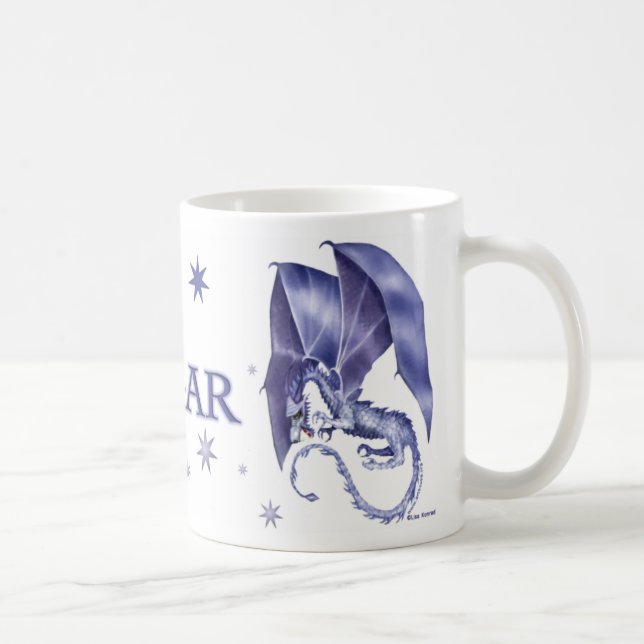 Blue Star Dragon Mug for Edgar (Right)