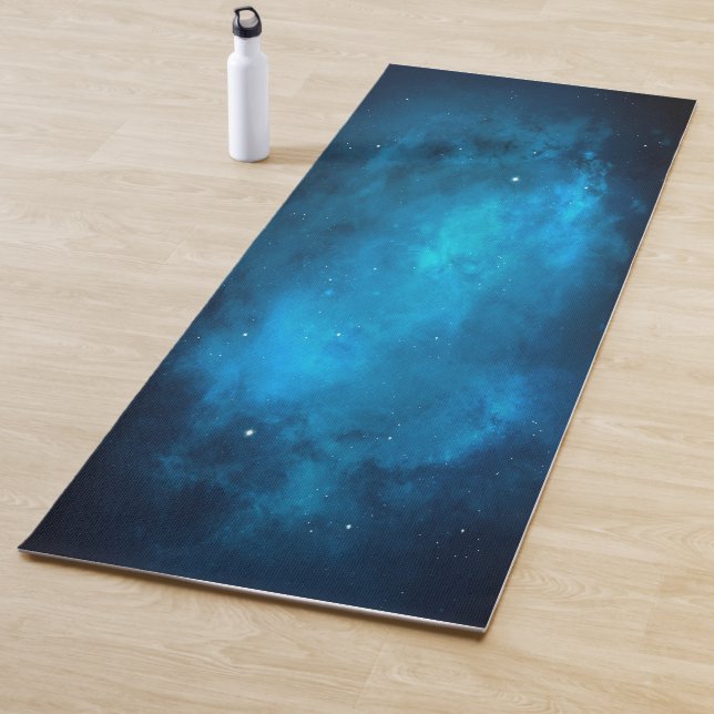 Blue Star Galaxy Universe Healing Yoga Mat (In Situ)