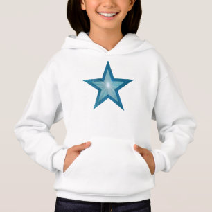Blue Star girl's hoodie