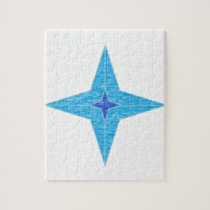 Blue Star Jigsaw Puzzle