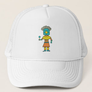 Blue Star Kachina Trucker Hat