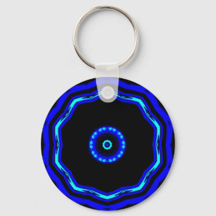 Blue Star Keychain