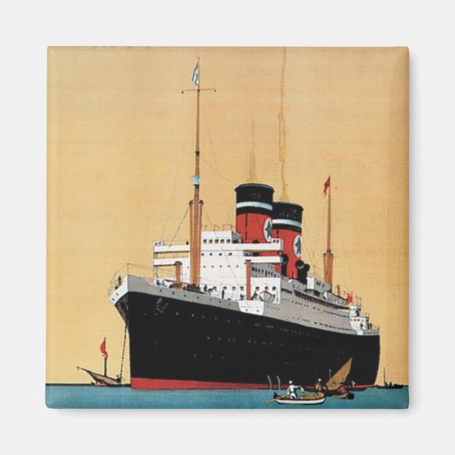 Blue Star Liner Magnet (Front)