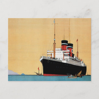 Blue Star Liner Postcard