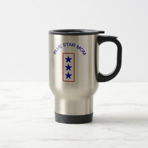 Blue Star Mum 3 Travel Mug