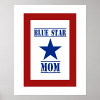 Blue Star Mum Military