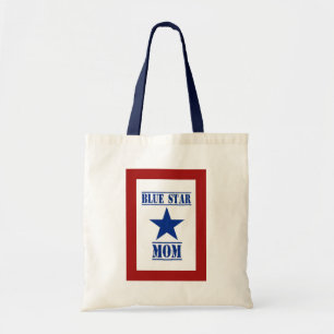Blue Star Mum Military Tote Bag