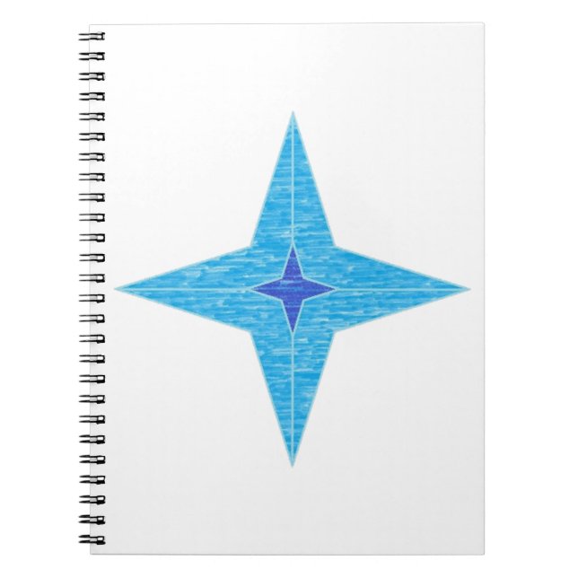 Blue Star Notebook (Front)
