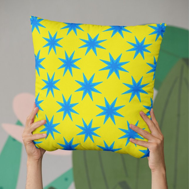 Blue Star Pattern Cushion (Creator Uploaded)