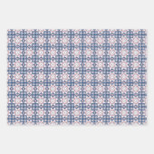 Blue Star Quilt Pattern Wrapping Craft Paper (Front 2)
