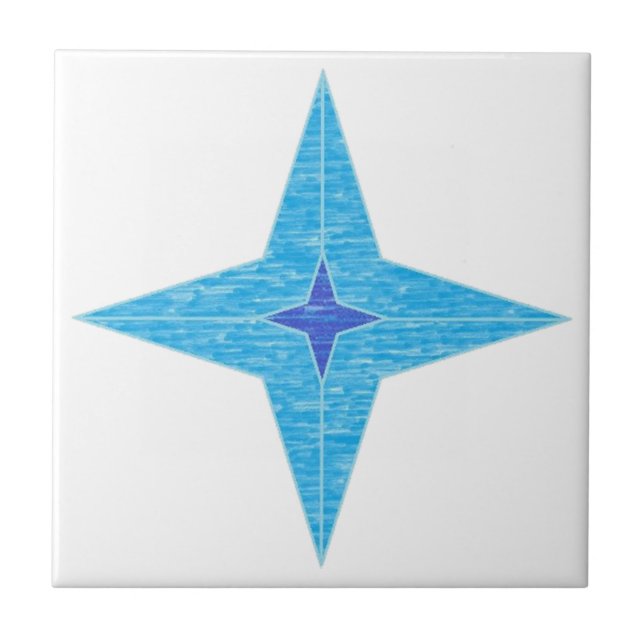 Blue Star Tile (Front)