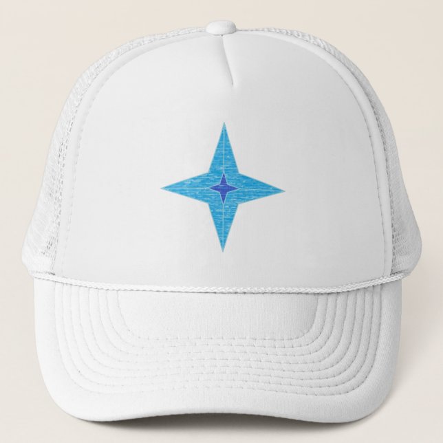 Blue Star Trucker Hat (Front)