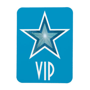 Blue Star 'VIP' flexible magnet blue
