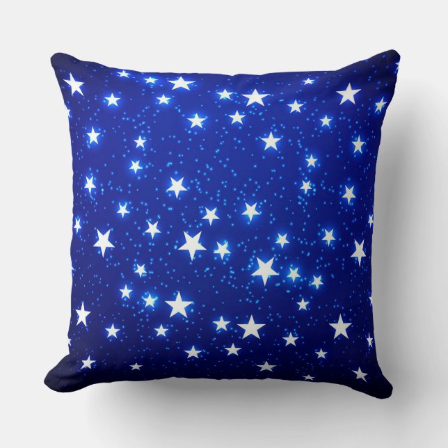 Blue Stargazer Cushion (Front)