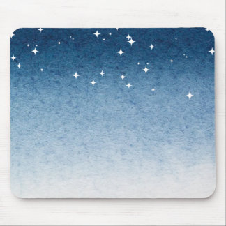 Blue Starry Gradient Mousepad