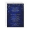 Blue Starry Night Formal Wedding Invitation