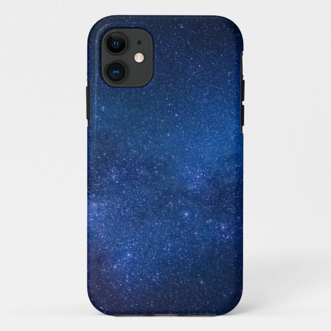 Blue starry night sky | Zazzle_Growshop. Case-Mate iPhone Case (Back)