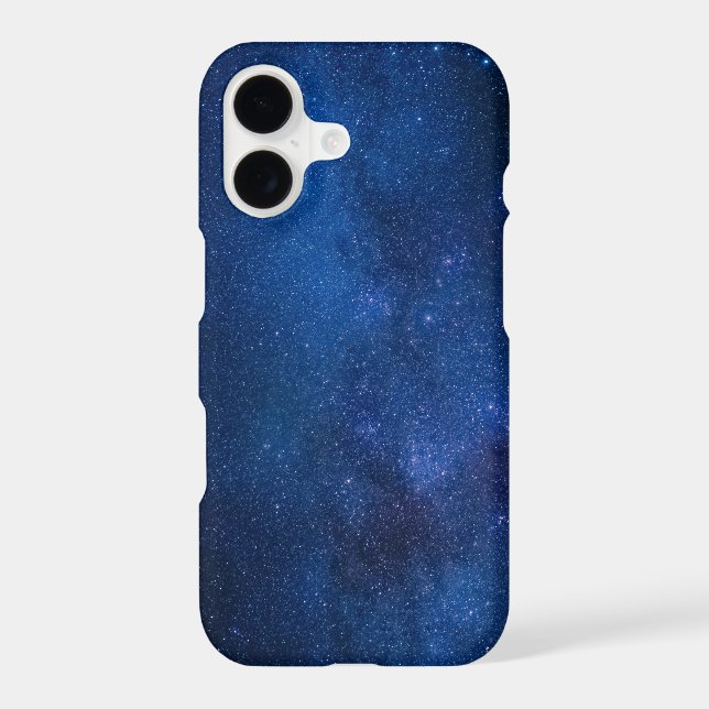 Blue starry night sky | Zazzle_Growshop. iPhone Case (Back)