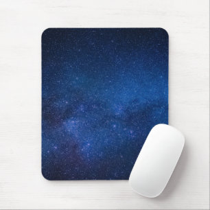 Blue starry night sky Zazzle_Growshop. Mouse Mat
