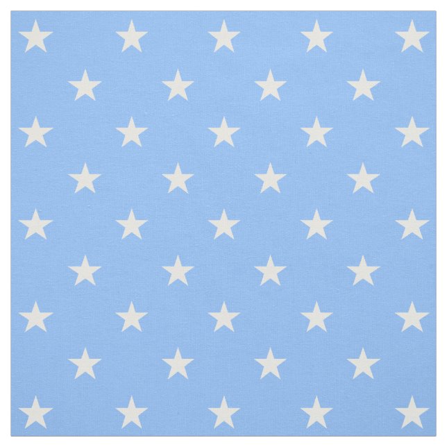 Blue Stars Fabric (Swatch)