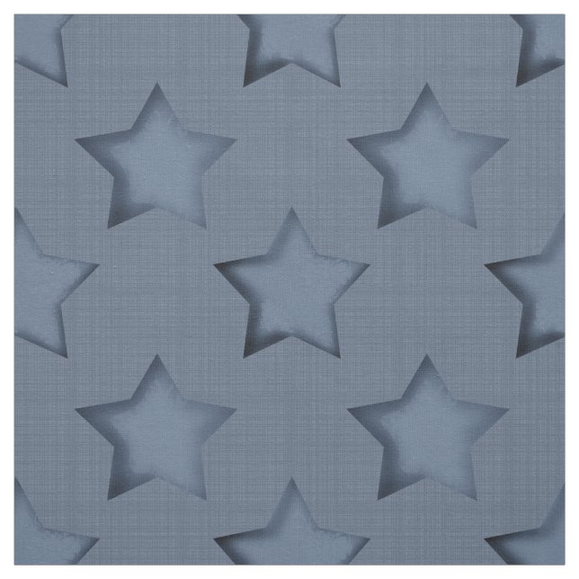 Blue stars fabric (Swatch)