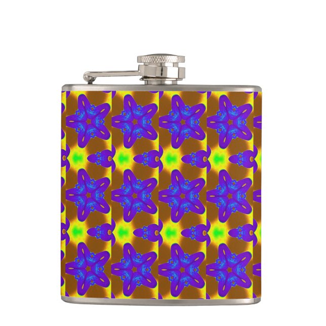 blue stars flask (Front)