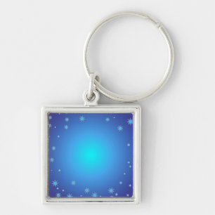Blue Stars Key Ring