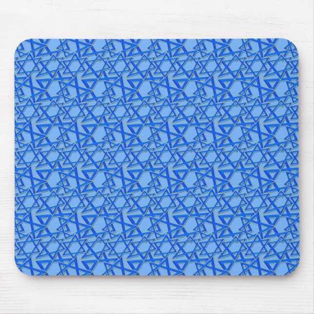 Blue Stars Mouse Mat (Front)