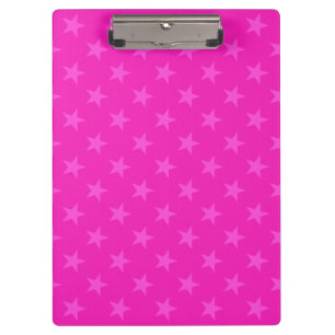 Blue stars pattern clipboard