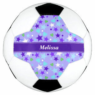 Blue Stars Personalised Football