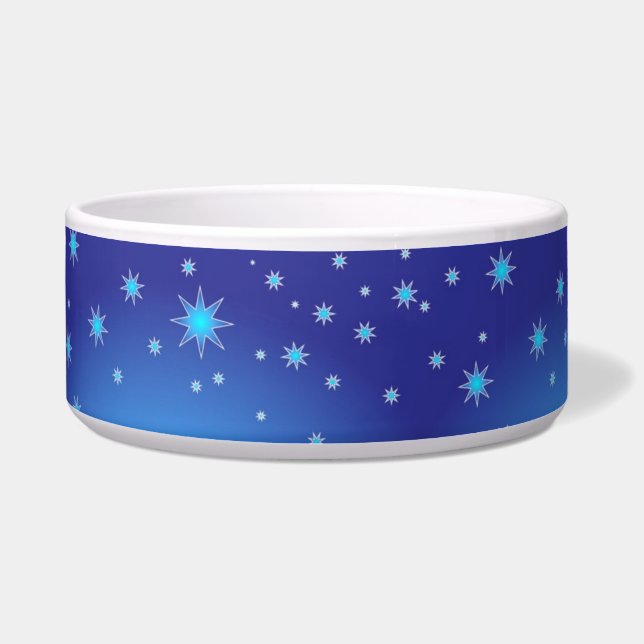 Blue Stars Pet Bowl (Front)