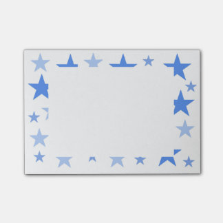 Blue Stars post it note