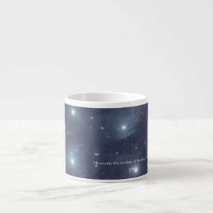 Blue Stars Psalms Scripture Mug