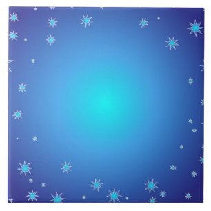 Blue Stars Tile