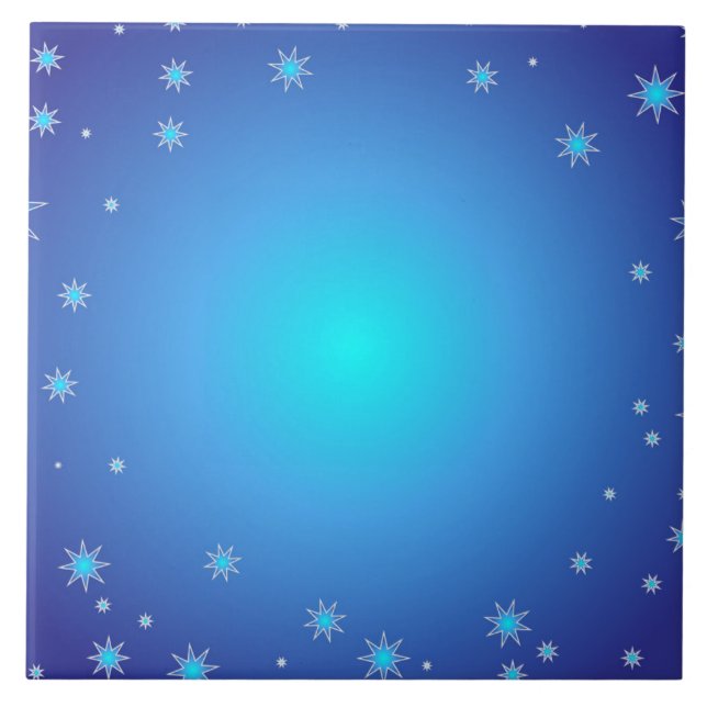Blue Stars Tile (Front)