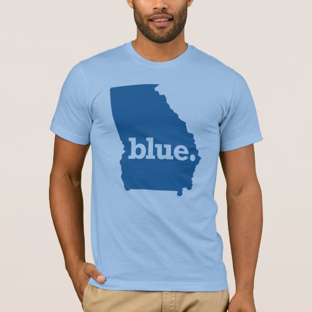 Blue State Georgia T-Shirt (Front)