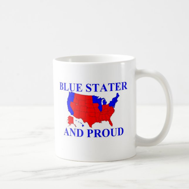 Blue Stater and Proud Coffee Mug (Right)