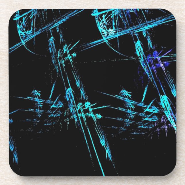 Blue Stick Man Coaster (Front)