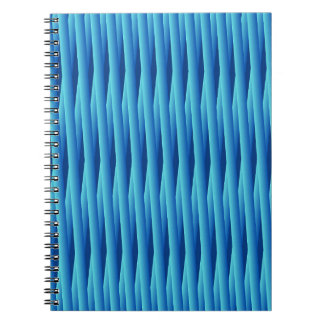 Blue sticks criss cross pattern  notebook