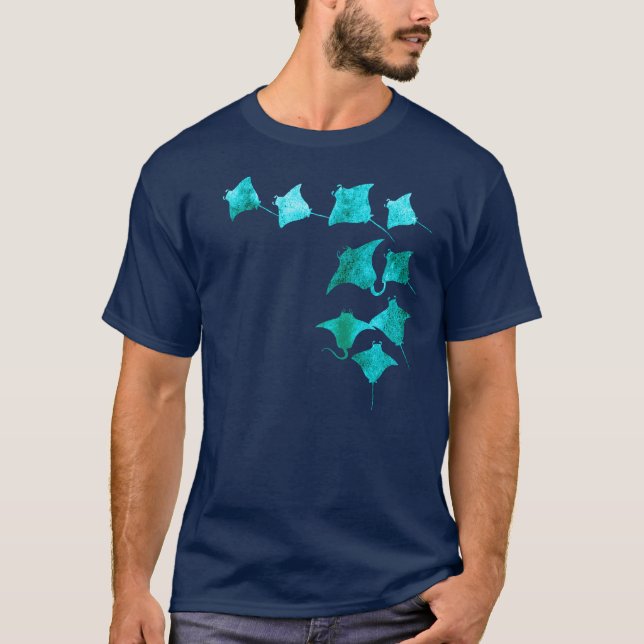 Blue Stingrays T-Shirt (Front)