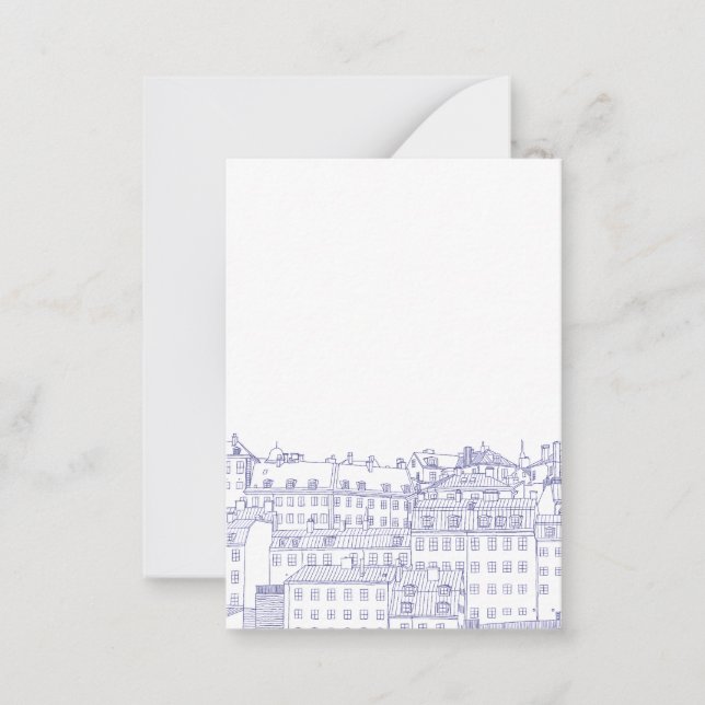 Blue Stockholm Card (Front)