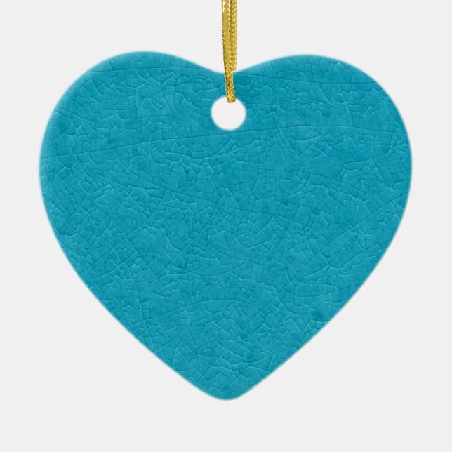 Blue stone ceramic tree decoration (Front)