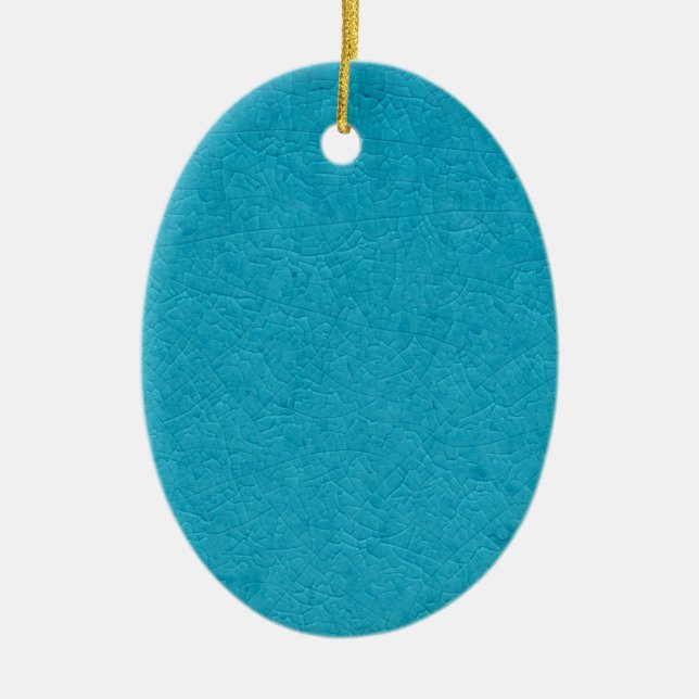 Blue stone ceramic tree decoration (Front)