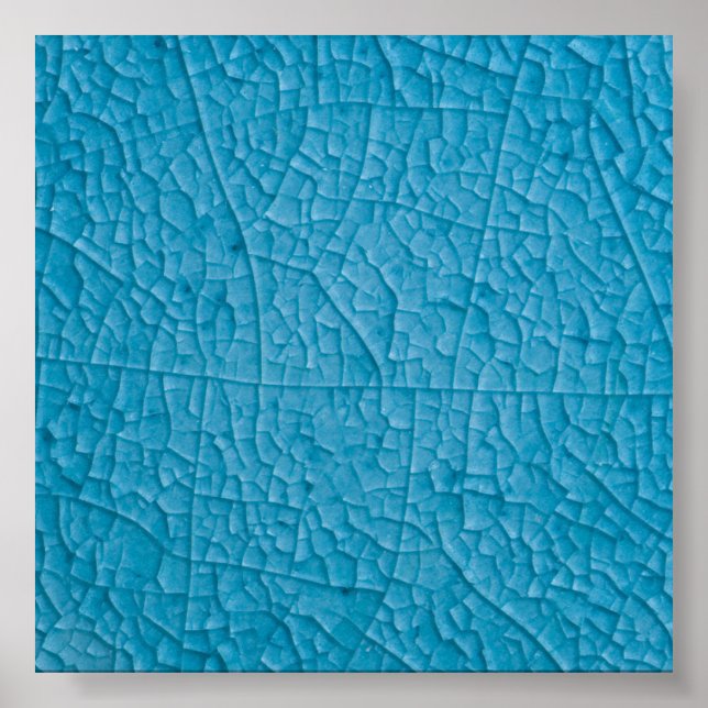 Blue stone cracks poster (Front)