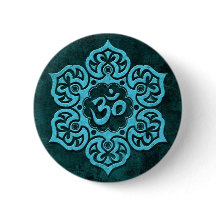 Blue Stone Floral Om