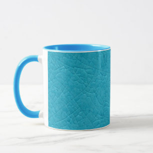 Blue stone mug