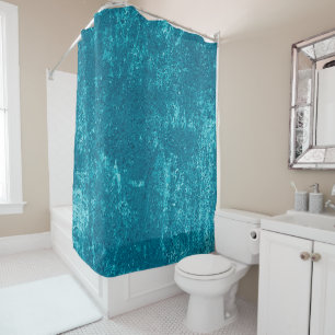 Blue Stone  Shower Curtain