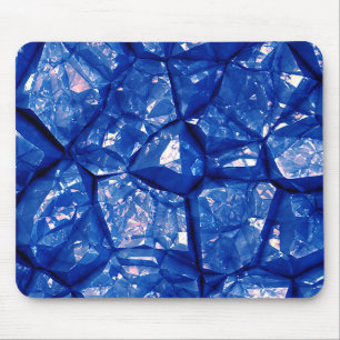 Blue Stone Texture Mouse Mat