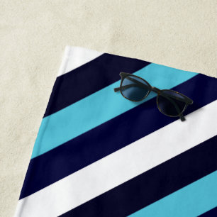 Blue Stripe Beach Towel